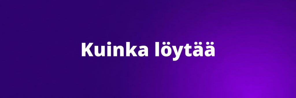 Kuinka löytää