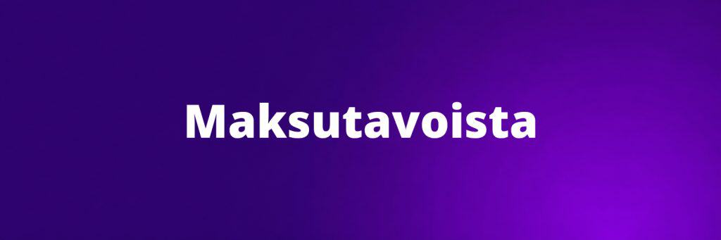 Maksutavoista
