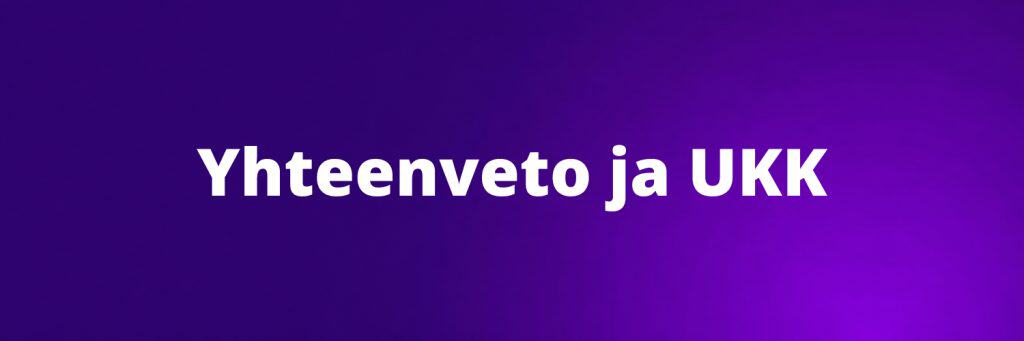 Yhteenveto ja UKK